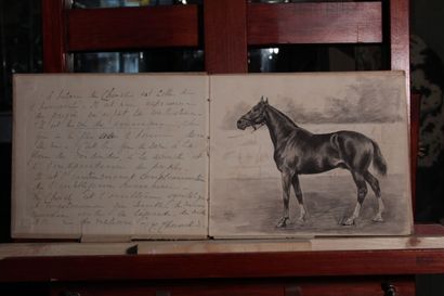 null Odette DURAND (1885-1972) dite DETT

Carnet de croquis

"Études de chevaux",...