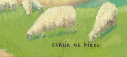 null Pedro GARCIA DE DIEGO (1904-1969)

The shepherd on the hill of Bordagain

Oil...