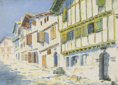 null Modern School

Ciboure, the street of the Staircase

Watercolor, signed at the...