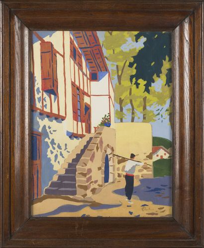 null Louis FLOUTIER (1882-1936)

Larréa farm on the side

Stencil, signed with the...