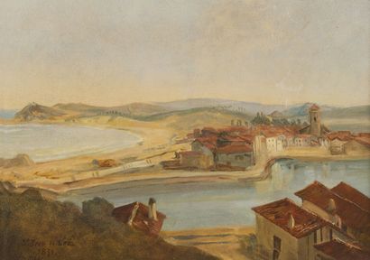 null Attributed to Salvador Mège (1854-1931)

The port of Saint Jean de Luz in 1851,

after...