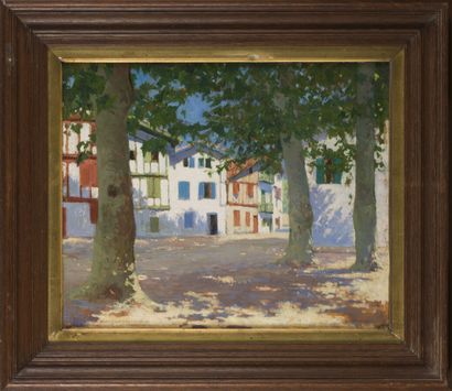 null Georges MASSON (1875-1949)

Ciboure, la rue Agorette

Huile sur panneau, signé...