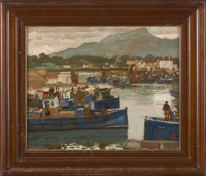 null François-Maurice ROGANEAU (1883-1973)

The port of Saint-Jean-de-Luz

Oil on...