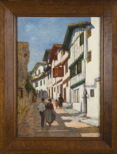 null Louis FLOUTIER (1882-1936)

Conversation on the street of the Staircase in Ciboure

Oil...
