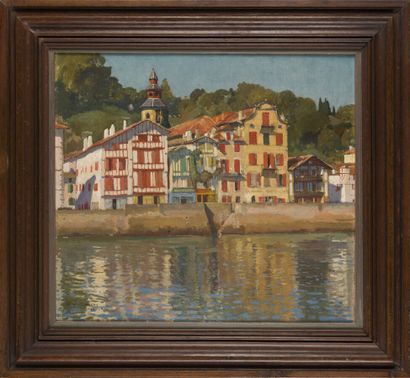 null François-Maurice ROGANEAU (1883-1973)

Vue du quai de Ciboure

Huile sur toile,...