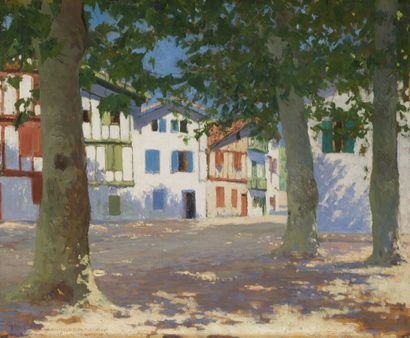 null Georges MASSON (1875-1949)

Ciboure, the Agorette street

Oil on panel, signed...