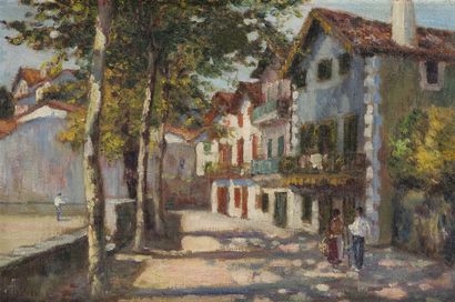 null Louis FLOUTIER (1882-1936)

Au fronton de Ciboure

Huile sur toile, signée en...