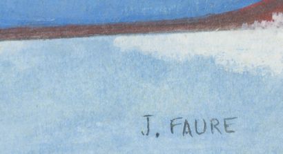 null Jean FAURE (1913-1991)

Ravel quay

Watercolor and gouache, signed lower right.

Size...