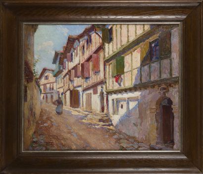 null Charles ATAMIAN (1872-1947)

Ciboure, la rue de l'Escalier

Huile sur toile,...