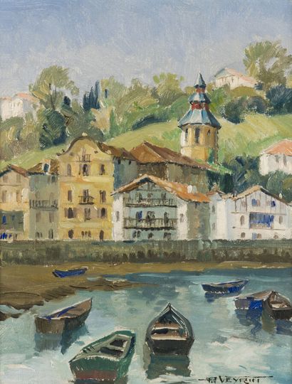null Philippe VEYRIN (1900-1962)

The Ravel quay

Oil on panel, signed lower right

22,5...