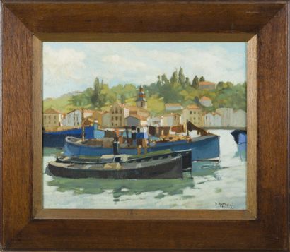 null Dante ANTONINI (1914-1985)

The Ravel quay

Oil on canvas, signed lower right.

38...