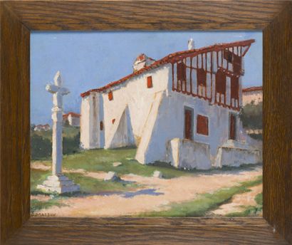 null Georges MASSON (1875-1949)

The White Cross

Oil on panel, signed lower left.

25...