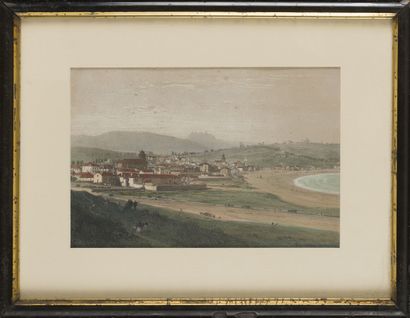 null École XIXème siècle

Baie de Saint-Jean-de-Luz - Ciboure

Lithographie couleurs.

19,5...