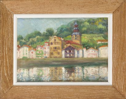 null François-Ignace BIBAL (1878-1944)

The Ravel quay

Oil on panel, signed lower...