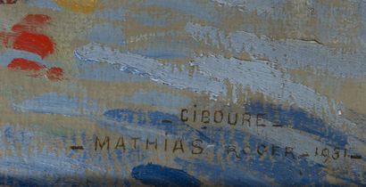 null Roger MATHIAS (1884-1971)

Ciboure

Huile sur carton, signé, situé et daté en...