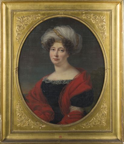 null Josephine Gallemant (Versailles, 1785 - Paris, 1836)

Oval portrait of a woman...
