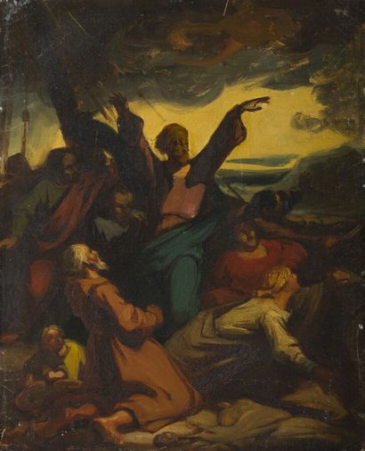 null Ecole française du XIXe siècle

Le Christ dans la tempête sur la mer de Galilée

Esquisse...