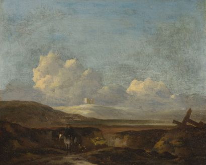 null Ecole hollandaise du XVIIe siècle, entourage de Jan Wouwermans (1629-1666)

Cavalier...