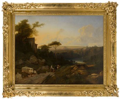 null ITALIAN OR FRENCH SCHOOL AROUND 1820

Animated landscape

Canvas.

70 x 90 cm.

In...