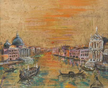 null Vincent ROUX (1928-1991)

Vue de Venise

Aquarelle et gouache sur papier signée...