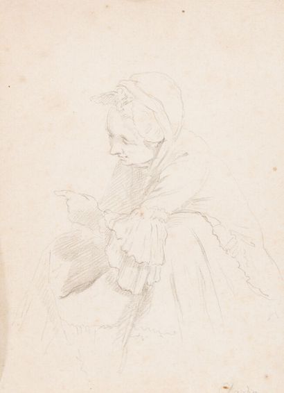 null 18th century french school

Woman leaning

Black pencil.

Annotated "Chardin"...