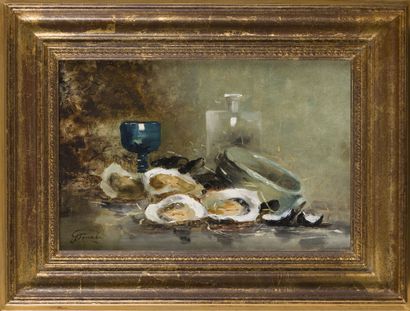null 
Guillaume FOUACE (1837-1895)




Still life with oysters




Oil on canvas...