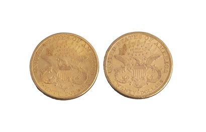 null Etats-Unis : 2 pièces de 20 Dollars Liberty 1878 S et 1898 S. TTB+



Non reproduit...