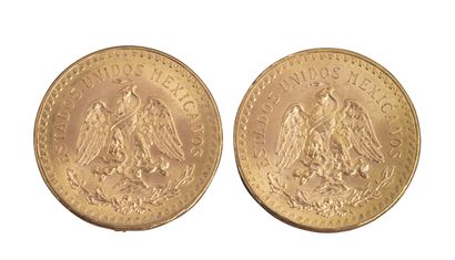 null Mexique : 2 pièces de 50 Pesos 1946. SUP



Non reproduit au catalogue