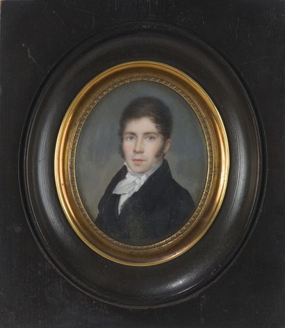 null Pierre-Edouard DAGOTY (Florence 1775-Bordeaux 1871)

Portrait d'homme

Miniature...