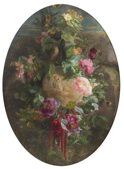 null ÉCOLE XIXème

Vase fleuri, 1855

Huile sur toile signé en bas à droite et datée...