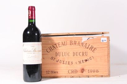 null 1998 - Château Branaire Ducru
Saint Julien Rouge - 12 blles CBO
