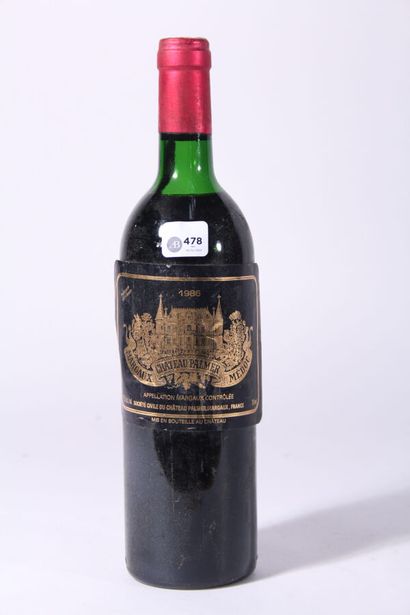 null 1986 - Château Palmer
Margaux Rouge - 1 blle Juste