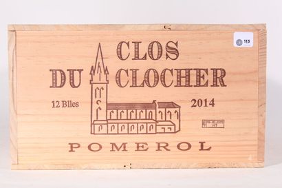 null 2014 - Clos Du Clocher
Pomerol Rouge - 12 blles