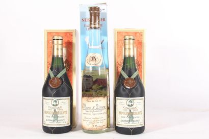 null Fine Champagne, Très Vieux
Cognac - 2 blles 
Gewurztraminer Vieille Liqueur...