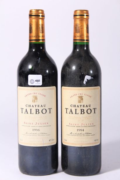 null 1994 - Château Talbot
Saint Julien Rouge - 1 blle 
1996 - Château Talbot
Saint...