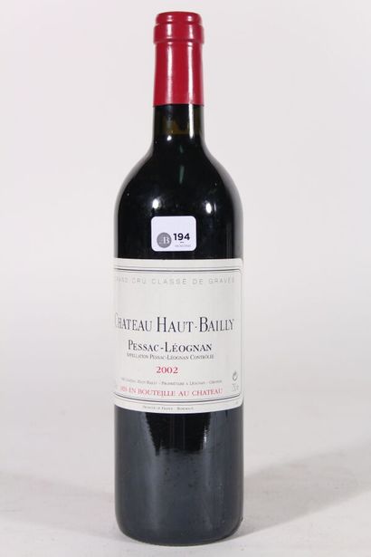 null 2002 - Château Haut-Bailly
Pessac Leognan Rouge - 1 blle
