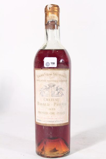 null 1955 - Château Rabaud Promis
Sauternes Blanc - 1 blle (HE)