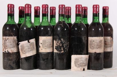 null 1968 - Château Lafite Rothschild
Pauillac Rouge - 12 blles (HE et ME)