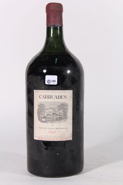 null 1961 - Carruades de Lafite Rotschild
Pauillac Rouge - 1 jeroboam (TLB)