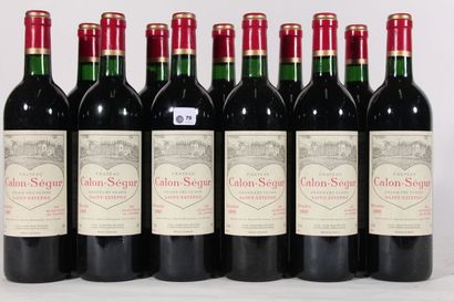 null 1995 - Château Calon-Ségur 
Saint-Estèphe Rouge - 11 blles