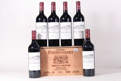 null 2010 - Château Pontet Canet
Pauillac Rouge - 6 blles CBO