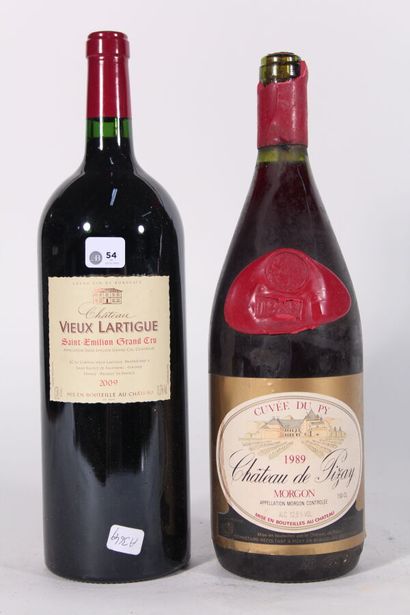 null 1989 - Château De Pizay
AOC Morgon Rouge - 1 mg 
2009 - Château Vieux Lartigue...