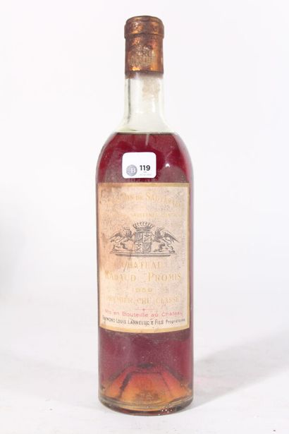 null 1959 - Château Rabaud Promis
Sauternes Blanc - 1 blle (HE)