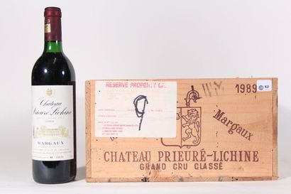 null 1989 - Château Prieuré-Lichine
Margaux Rouge - 12 blles CBO