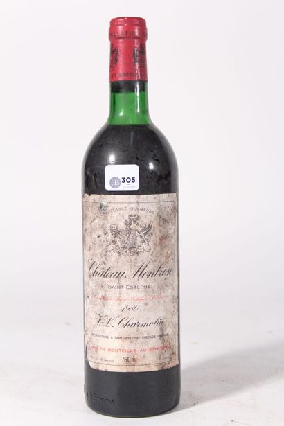 null 1980 - Château Montrose
Saint Estèphe Rouge - 1 blle (TLB)