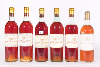 null 1959 - Cru de Caillives
Loupiac White - 5 bottles 
1982 - Château Martillac
Loupiac...