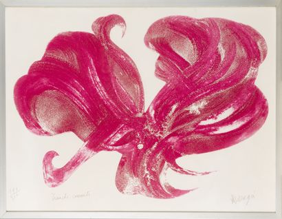 null Jean MESSAGIER (1920-1999)
Tranche-Courants
Gravure en couleurs, signée au crayon,...