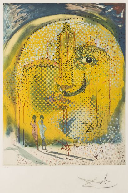 Salvador DALI (1904-1989)
Sol y Dali, 1967
Lithographie...
