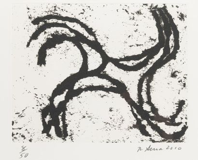 null Richard SERRA (Born 1939)
Junction 6, 2010
Etching signed in pencil lower right,...