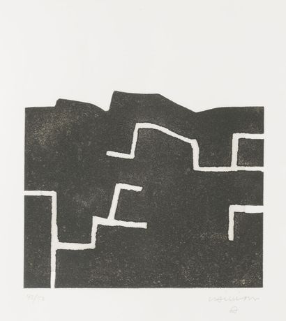 null Eduardo CHILLIDA (1924-2002)
Zeihartu IV, 1973
Etching in black on wove paper...